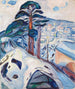 Vinter i Kragerø - Edvard Munch — visning af kunstværket
