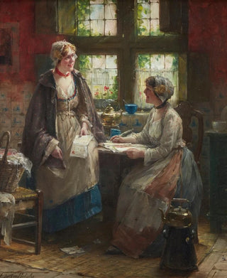 Edward Antoon Portielje - The Letter.webp
