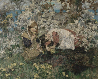 Edward Atkinson Hornel - Idyl in Spring.webp