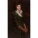 Reproduktion af maleriet Portrait af en kvinde - Edward August Bell