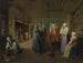 Edward Bird - La reception dans la cuisine de la nouvelle de la mort de maître Bobby Shandy — visning af kunstværket