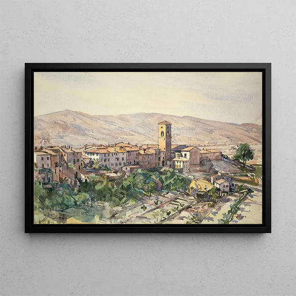 Edward Darley Boit - Poppi in the Casentino Tuscany.webp