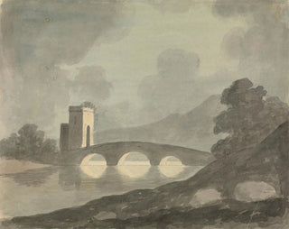 Pont og tårn - Edward Francis Burney — visning af kunstværket