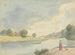 Kvinde fiskende - Edward Francis Burney — visning af kunstværket