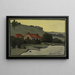 Ferme au lac Wakatipu, Queenstown nr. 2 - Edward Friström — indrammet kunstværk på væggen
