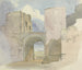 Porte du château de Bamburgh - Edward Hastings — visning af kunstværket