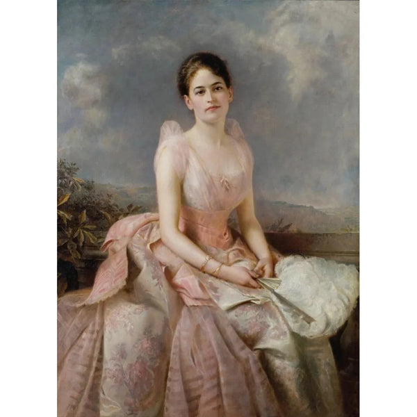 Juliette Gordon Low - Edward Hughes — indrammet kunstværk på væggen