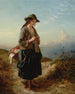 La fille du crofter - Edward John Cobbett — visning af kunstværket