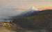 Vue du mont Athos et du monastère Pantokrator, Grèce - Edward Lear — visning af kunstværket