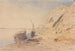 Abou Simbel 11h30 den 8. februar 1867 374 - Edward Lear — visning af kunstværket
