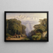 Kangchenjunga fra Darjeeling - Edward Lear — indrammet kunstværk på væggen
