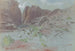 Petra, 14. april 1858 - Edward Lear — visning af kunstværket
