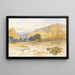 Wadi Tayibeh, Egypten - Edward Lear — indrammet kunstværk på væggen