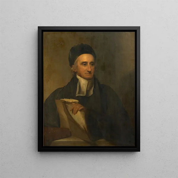 John Woodhull, klasse af 1766 - Edward Ludlow Mooney — indrammet kunstværk på væggen