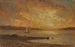 Båd på havet - Edward Mitchell Bannister — visning af kunstværket