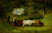 Rentrer les vaches - Edward Mitchell Bannister — visning af kunstværket