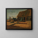 Cabanes de pêche - Edward Mitchell Bannister — indrammet kunstværk på væggen