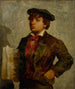Dreng med aviser - Edward Mitchell Bannister — visning af kunstværket