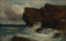 Klippekløfter ved havet - Edward Mitchell Bannister — visning af kunstværket