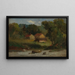 Ferme rocheuse à Newport - Edward Mitchell Bannister — indrammet kunstværk på væggen