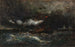 Tempête à Brenton Light - Edward Mitchell Bannister — visning af kunstværket