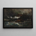 Tempête à Brenton Light - Edward Mitchell Bannister — indrammet kunstværk på væggen