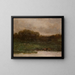 Sommerdusk Maleri - Edward Mitchell Bannister — indrammet kunstværk på væggen