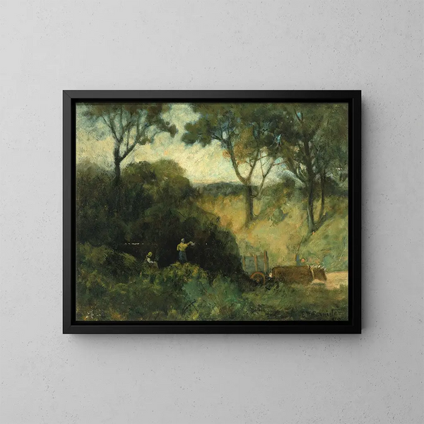 La Salute - Edward Mitchell Bannister — indrammet kunstværk på væggen