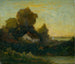 Maison uden titel i skoven nær søen - Edward Mitchell Bannister — visning af kunstværket