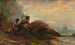 På vagt - Edward Moran — visning af kunstværket