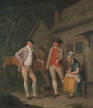 Edward Penny - Widow Costards cow and goods distrained for taxes are redeemed by the generosity of Johnny Pearma.webp