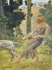 La transformation de Callisto - Edward Robert Hughes — visning af kunstværket
