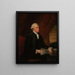 George Washington - Edward Savage — indrammet kunstværk på væggen