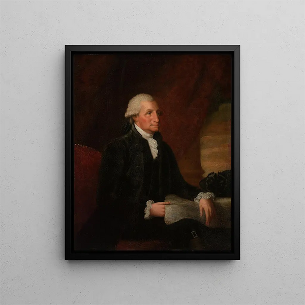 George Washington - Edward Savage — indrammet kunstværk på væggen
