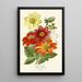 Reproduktion af maleriet Dahlia Simple - Edward Step
