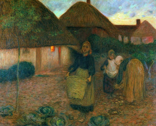 Le champ des veuves - Edward Stott — visning af kunstværket
