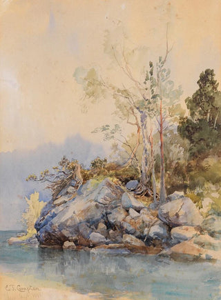 Lac Eibsee - Edward Theodore Compton — visning af kunstværket