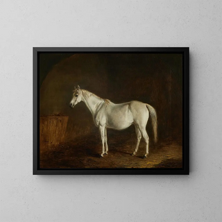 Edward Troye - Reel with Gray Racehorse.webp