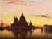 Venise, Santa Maria della Salute ved solnedgang - Edward William Cooke — visning af kunstværket