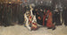 Studie af komposition for Richard Duc de Gloucester og Lady Anne - Edwin Austin Abbey — visning af kunstværket