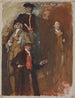 Studie af figur for Apoteosen af Repræsentanternes Kammer Pennsylvania State Capitol Harrisburg - Edwin Austin Abbey — visning af kunstværket