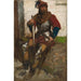 Reproduktion af maleriet Studie af figur - Edwin Austin Abbey
