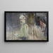 Studie af figur muligvis for Margaret og Faust - Edwin Austin Abbey — indrammet kunstværk på væggen