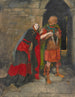 Lady Macbeth Infirme de but Donnez-moi les poignards Acte II Scène II Macbeth - Edwin Austin Abbey — visning af kunstværket