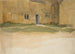 Studie af et middelalderligt engelsk hus - Edwin Austin Abbey — visning af kunstværket