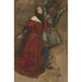 Reproduktion af maleriet Scene ikke identificeret fra Hamlet eller Macbeth - Edwin Austin Abbey