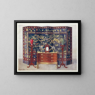 Edwin Foley - Curved commode tableChippendale under French influence.webp