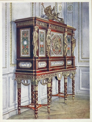 Edwin Foley - Jewel cabinet of Queen Marie Antoinette of mahogany gilt inlaid carved and with painted plaques.webp