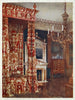Lit Queen Anne Commode sur pied Chandelier en bois - Edwin Foley — visning af kunstværket