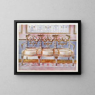 Edwin Foley - White gilt and painted settee.webp